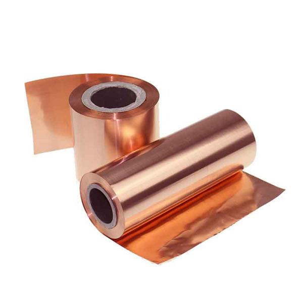Thin Copper Foil Conductive Strip Roll for Industrial Lithium Batteries-Industrially Processed and Bending Cutting Services