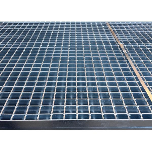 58*5 Heavy Duty Steel Grating / Steel Walkway Grating For Deck Plain Bar