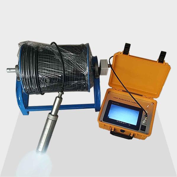 Интегрированный цвет глубины 12V системы 200m камеры осмотра скважины желтый