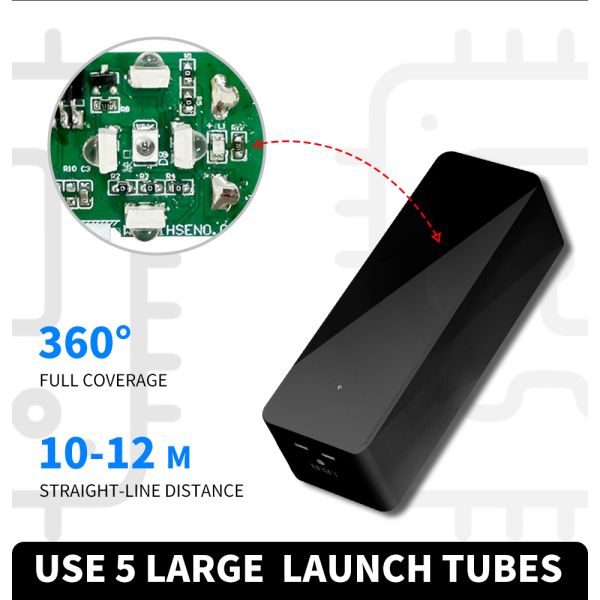 ZigBee IR Blaster Smart Home Control Panel Voice Infrared Remote Control Battery Powered