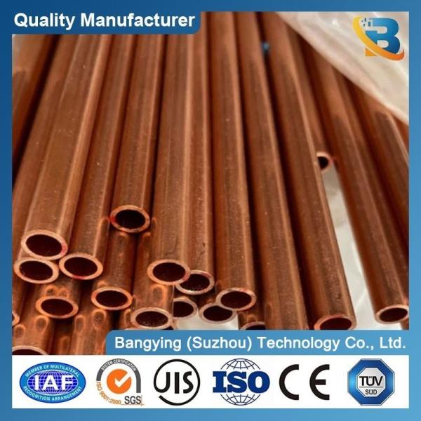 1/4 to 3/4 Round Copper Pipes with Wall Thickness 0.3mm-20mm for Oversea Jobs