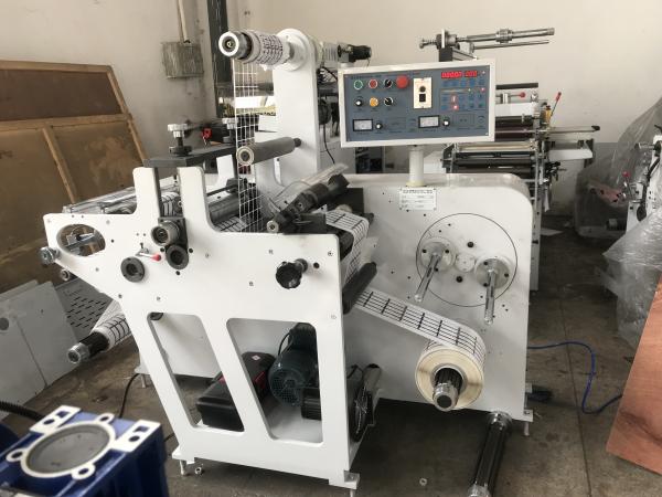 Adhesive blank Roll Die Cutting Machine 30~120 pcs/min With web guide