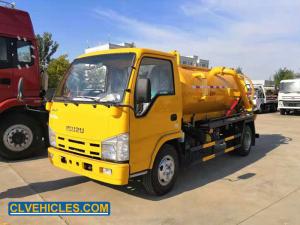 ISUZU Light duty Sewage Tanker Truck with 3360mm Wheelbase