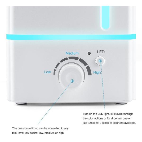 Home Use 1500ml Plastic Cool Mist Aroma Diffuser