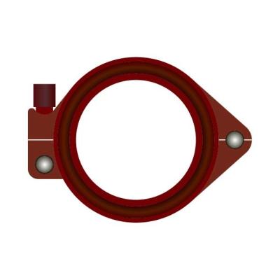 Système de tuyauterie joints d'étanchéité en caoutchouc joints d'accouplement rouge 125 mm