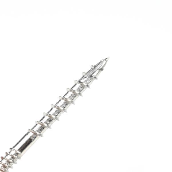 10 X50 Square Head Countersunk Chipboard Screws Double Thread With Ribs