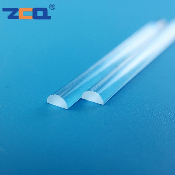 Metade da cura química do semicondutor redondo de Rod End Face Grinding For do vidro de quartzo