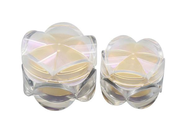30g 50g Acrylic Cream Jar Color Customized Flower Shape
