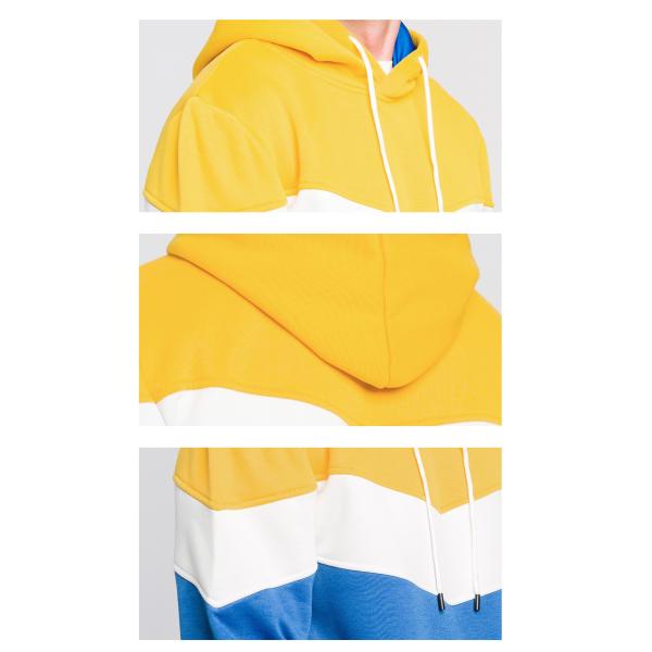 С капюшоном ткань ватки 100% полиэстер следа Sportswear tracksuits спорт людей