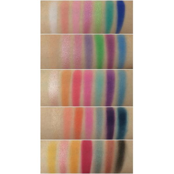 Creative Fashion Eye Makeup Eyeshadow Platte With 35 Bright Colors For Private Label