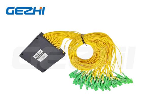1X64 PLC Splitter Fiber Optic Passive Components With ABS Cassette Type