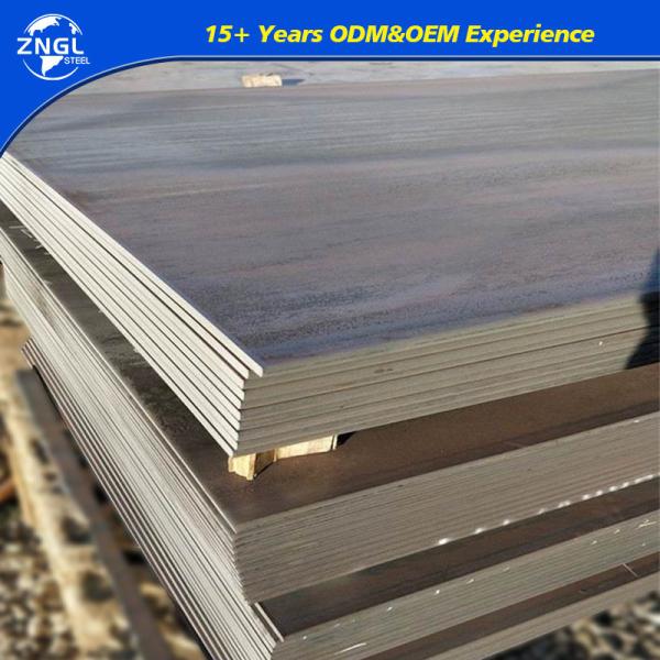 Demande personnalisée Q195 Q215 Q235 Q255 Q275 Plaque en acier au carbone pour plaque de conteneur