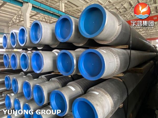 TP304 SS304 Serrated Fin Tube Air Cooler Stainless Steel ASTM A240
