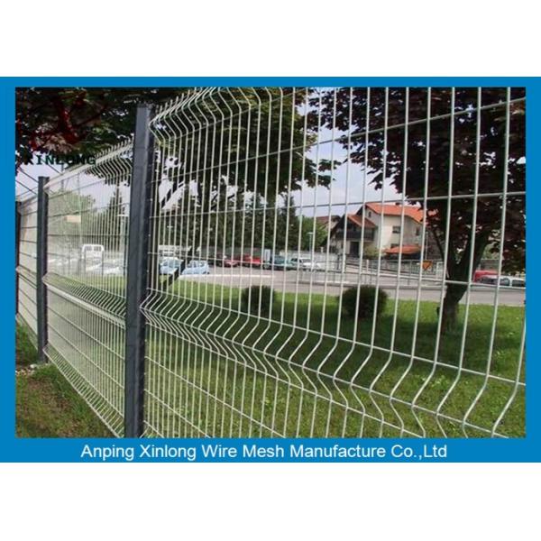Low Carbon Steel Security Outdoor Galvanized Welded Wire Mesh Panels Dark Green