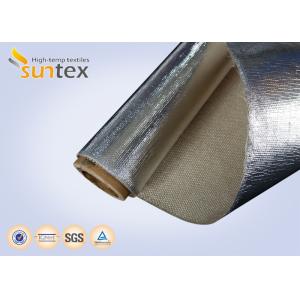 Heat Reflective 18 Micron Aluminum Foil Coated Fiberglass Insulation Fabric