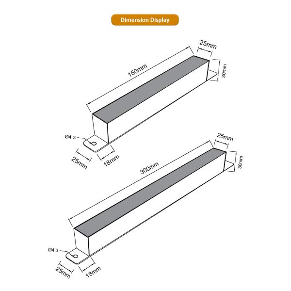 DC 24V Вход 6W SMD RGBW 4in1 Угол луча 120 градусов IP68 Подводный линейный свет
