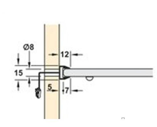 14 X 12 LED Aluminum LED Angle Profile Aluminum Channel Strip Light Bar