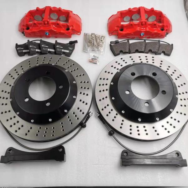 Бак диска 8 литого железа 405mm тормозит красный крумциркуль GT8 для Тойота LC200