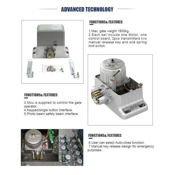 Переключатель предела 1350rpm оператора сползая ворот весны автоматизации