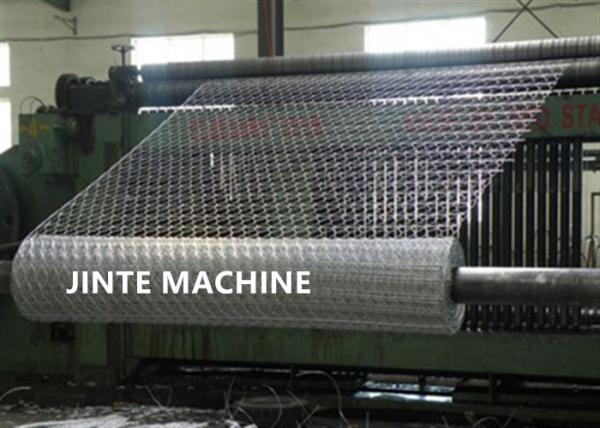 ISO 16kw 3.8m Gabion Hexagonal Wire Mesh Machine