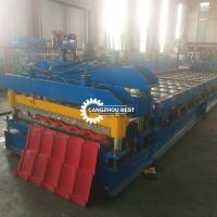 Petit pain ondulé de tuile de Ppgi de plancher de profil en métal formant la machine