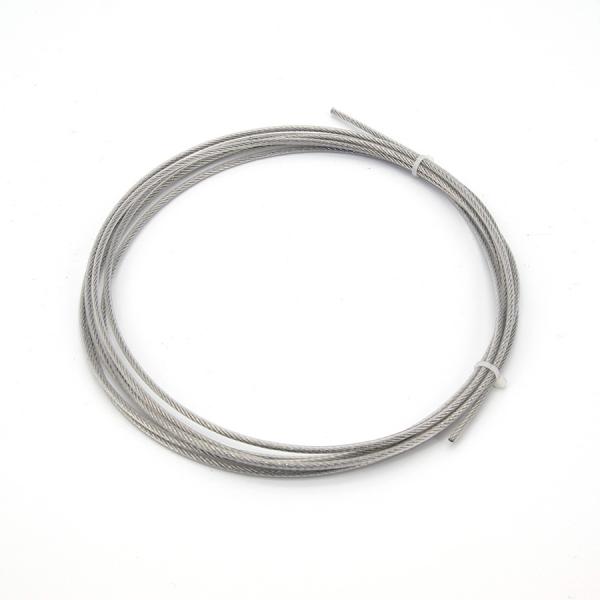 1*19 PVC Nylon Coated Stainless Steel Wire Rope 3mm 5mm For Safety Fence