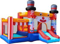 Castelo Bouncy e corrediça do PVC do quintal exterior 0.55mm para crianças