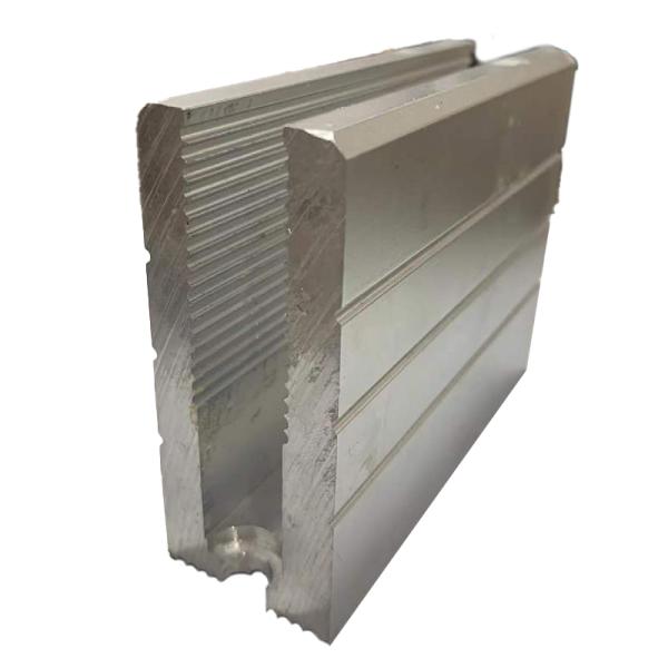 Railing Aluminum Handrail Profile Frameless U - Shaped Floor Card Slot 6060
