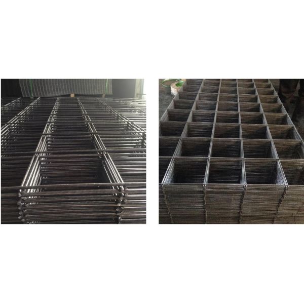 3.4mm Wire*15cm Mesh *1.22*2.44 Black Welded Wire Mesh Panel for Canada