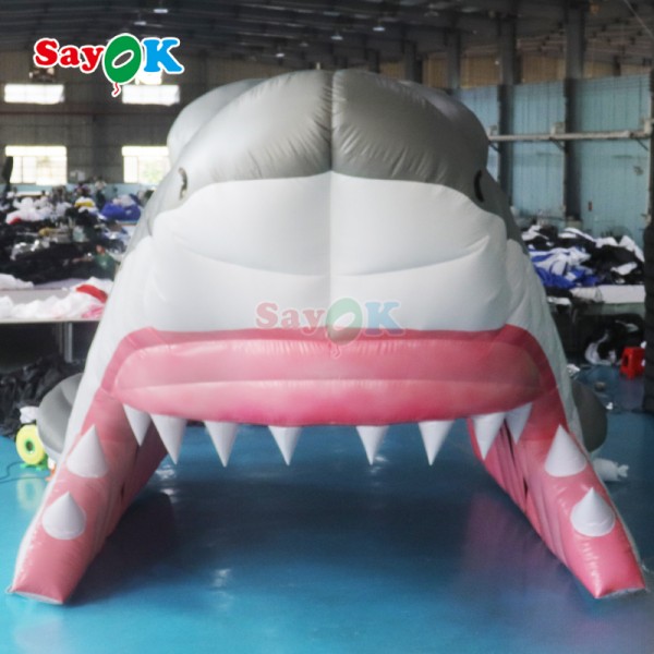 Customized Inflatable Shark Tunnel Entrance for Outdoor Sport Pool Party Commercial Event