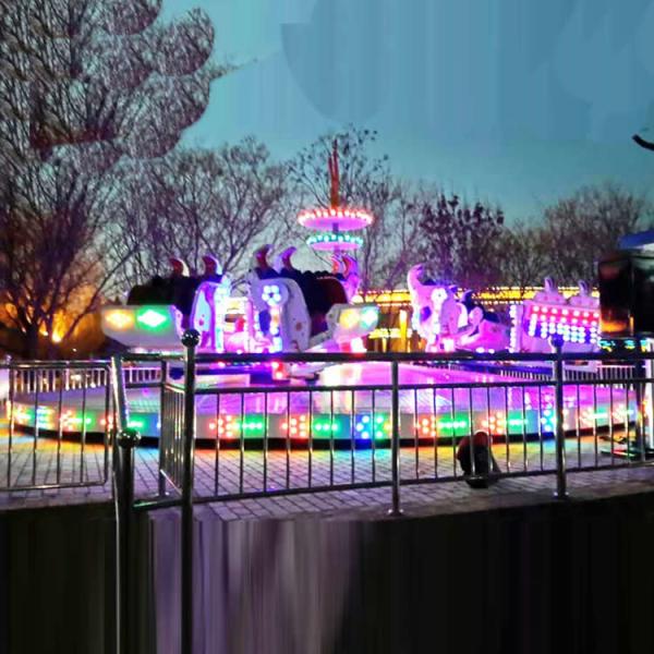 Amazing Amusement Park Rides Crazy Dance Ride Load 360 Degree 18 Riders