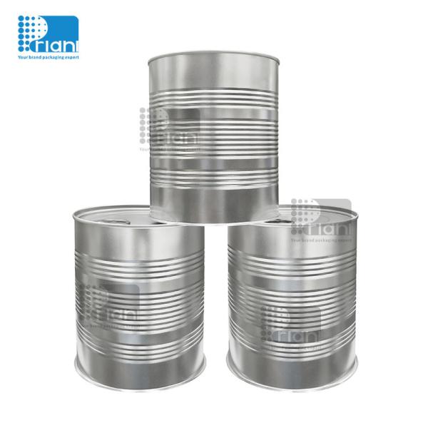Round Food Safe Metal Tins Metal Tinplate Food Tin Packaging