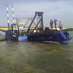 4 000 m3 de motor diésel de corte de la cabeza de la succión de la draga / canal
