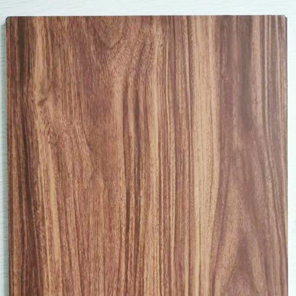 Fire Proof 4mm Wood Grain Aluminum Composite Panel B1 Grade Dark Indoor Decoration