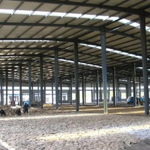 Contemporary Steel Structure Warehouse Customized Color Prefab Metal Prefabricated Warehouse