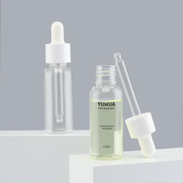 garrafas plásticas vazias do óleo essencial do soro 25ml para o empacotamento cosmético