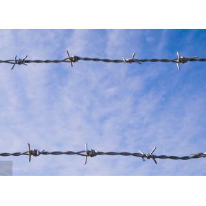 Устойчивость к ржавчине Двойная нить обратный поворот горячее погружение оцинкованный колючей проволоки рулон