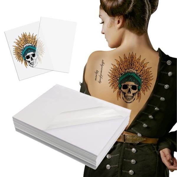 PVA Films Direct Waterproof Printable Temporary Tattoo Transfer Paper For Inkjet Printer Laser Printer