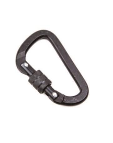 Outdoor Use or Climbing Use Aluminum Snap Hook Carbine Type With Screw Lock