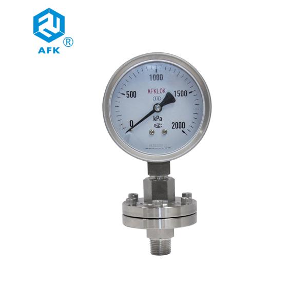 AFK SS316 продело нитку манометр 2000KPa диафрагмы для гидравлических индустрий