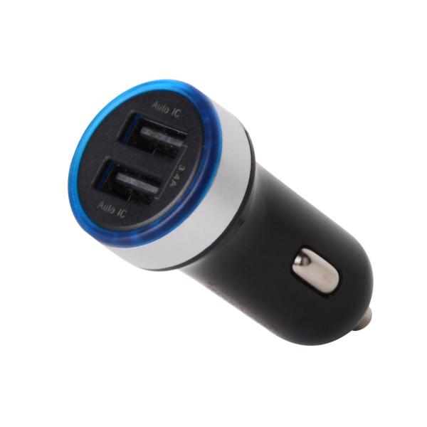 Universal Input DC12V Rapid Phone Charger Dual USB Fast Charger