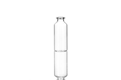 Frasco de vidro tubular transparente de baixo borosilicato de 7 ml