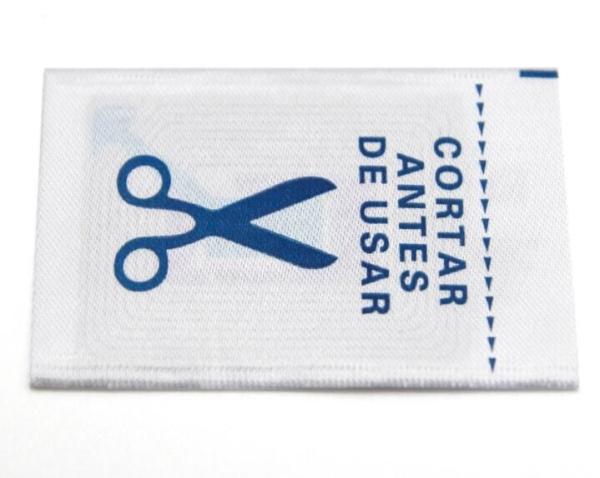 Custom cheap damask clothing woven  label for clothing/hats/shoes