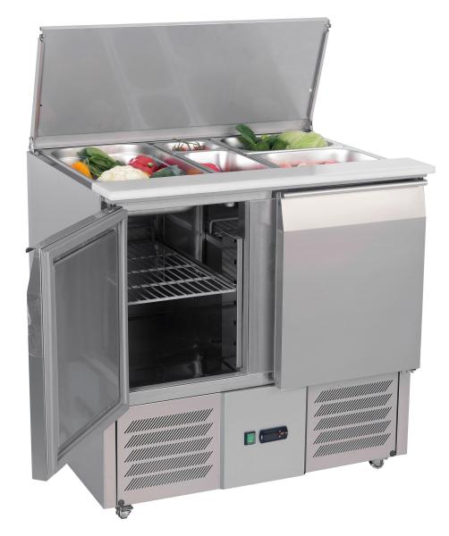 2 Doors Refrigerated Saladette Counter