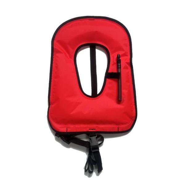 Marine Safety Nylon Inflatable Buoyancy Vest For Outdoor Diving Swimming