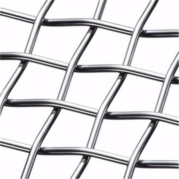 High Temperature 316 Stainless Steel Crimped Woven Wire Mesh for Industrial Chemical Filtration with Corrosion Resistance