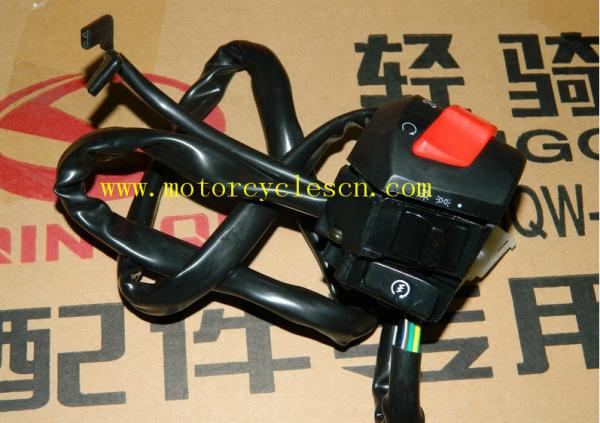 GXT200 II /III Dynasty  Motorcycle Spare Parts QM200GY Holder, handlebar switch LH RH