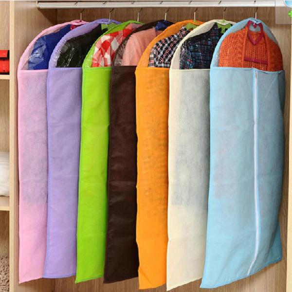 respirável de suspensão dos sacos do armazenamento do vestido de 60*90cm tecido não para o terno