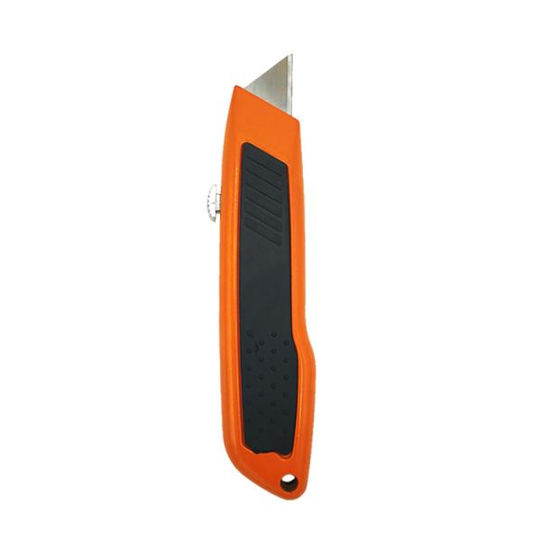 Tool knife,paper cutter knife,retractable utility knife of ABS+TPR sharp point knife
