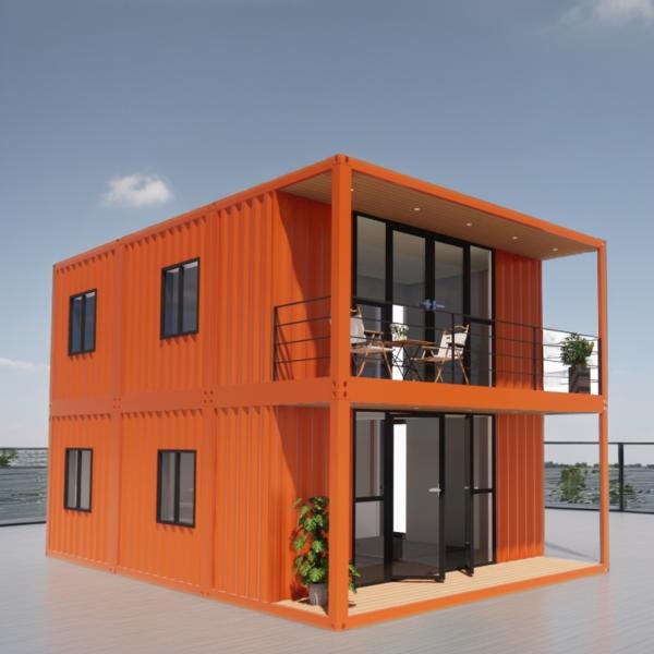 Casa de contenedores de dos pisos personalizable para vacaciones junto al mar Incendiaria Villa forestal prefabricada Resort Tamaños 20ft 40ft